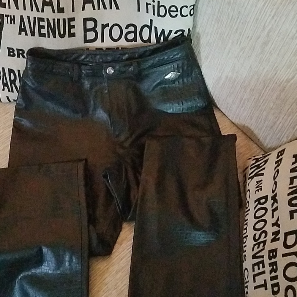 Leather pants